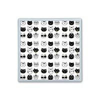 XIANN Care Contact Lens Box Holder Container Case Storage Eyecare Kit - Cat Icons Collection