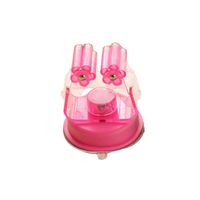 GXOK 1PCS Wall Mounted Mop Holder,Broom Organizer Holder -Brush Broom Hanger Storage Rack for Kitchen Bathroom (Pink)