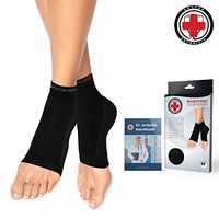 Doctor Developed Copper Foot Sleeves / Plantar Fasciitis Socks (PAIR) AND DOCTOR WRITTEN HANDBOOK -GUARANTEED Relief for Plantar fasciitis, Heel Support & Ankle Conditions (M)