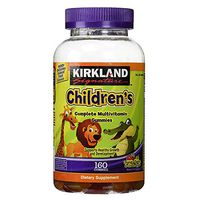Kirkland Signature Childrens' Complete Multivitamin Gummies 160 Count (Orange, Cherry, and Green Apple)