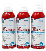 Quality Choice Maximum Strength Cooling Itch Relief Spray Hydrocortisone 1%, 3 Oz (3 Pack)