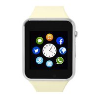 Hocent Smart Watch, Smartwatch with SD Card Camera Pedometer Phone Call Text SNS SMS Sync SIM Card Slot Music Player Alarm Compatible with Android and IPhone (Partial Functions) for Men Women Teens