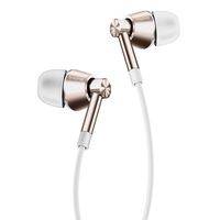 1MORE Dual Driver in-Ear Earphones Balanced Warm Sound with Lightweight Comfortable Housing, Tangle-Free Cable, in-Line Remote Control and Integrated Mic for iPhone/Android/PC/Tablet - EO323 Gold