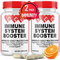Immunity Booster Defense Supplement - Immune System Support Capsules with Vitamins C, D & Zinc - Greater Immunity Than Elderberry - Healthy Immune Booster for Protection - 2 Bottles 120 Capsules