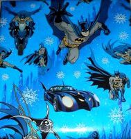 Batman Boys Christmas Holiday Gift Wrap Wrapping Paper - 20 Square Feet Each - 2 Rolls