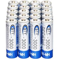 Simply Silver - Rechargeable Battery - 20 pcs X AA BTY Rechargeable Battery 3000mAh Ni-MH 1.2V US Fast Ship