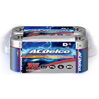 ACDelco D Batteries, Super Alkaline Battery, 8 Count Pack