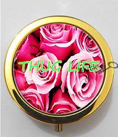 BlackKey Thug Life 3-Compartment Decorative Pocket Gift Box Case Organizer for Pill, Color 2 -652