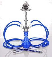 Medium red 4 Hose Hookah Best Deal for Social Hookah bar Party Cafe Shisha