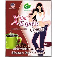 Xlim Express Coffee with L-carnitine for Weight Loss, 10 Bags/box, Longreen Corporation