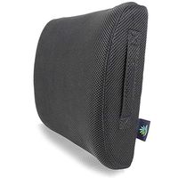 Coolidge Premium Lumbar Support Back Cushion 100% Memory Foam Orthopedic Design Back Pain Relief Use Computer/Office Chair, Car, Recliner etc.