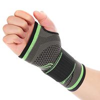 Festnight Wrist Support Sleeve Half-Finger Wrist Band Wrist Palm Support Brace Compression Wrist Sleeve for Men Women