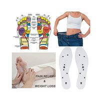 Elevin(TM) Magnetic Massage Shoe Insoles Gel Pad Therapy Acupressure Foot Care Cushion