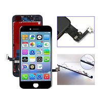 passionTR for iPhone 7 Plus 5.5 Inch Model: A1661, A1784, A1785 LCD Screen Replacement Digitizer Frame Assembly in Black