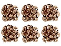 PMU Star Gift Bows 6 Inch Rose Gold (6/Pkg) Pkg/1