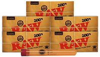 RAW King Size Slim 200 (5 Pack, 1000 Papers) with XL Rolling Paper Depot KewlTube