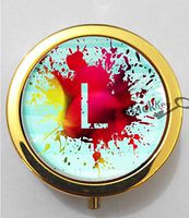 BlackKey Letter L 3-Compartment Decorative Pocket Gift Box Case Organizer for Pill, Color 2 -1387