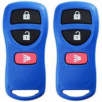 KeylessOption Keyless Entry Remote Control Car Key Fob Replacement for KBRASTU15, CWTWB1U733-Blue (Pack of 2)