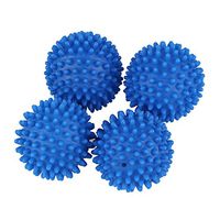 Banworayut store Non-Toxic Material Dryer Balls Blue Reusable Replace Laundry Drying Fabric Set of 4