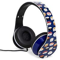 Folding Fatheads Sushi Emoji Stereo Headphones