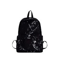 Shmei Laptop Backpack Large Computer Backpack Marble Pattern Backpacks Large Capacity Bags Package Travel Shoulder Bags Water-Repellent for Business/College/Women/Men (Black)