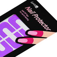 Nail Art Stickers,Putars Fashion 7 Colors Nail Art Spill Proof Nail Stickers Anti-Overflow Clip Manicure Tools (Purple)