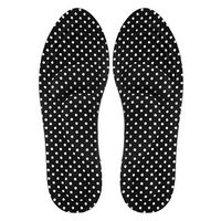 cici store 1 Pair 3D Sponge Soft Insole Comfort High Heel Shoe Pad Pain Relief Insert Cushion Pad (black white)