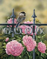 Hi-Look Microfiber Cleaning Cloth, bird design - Backyard Beauty - Chickadee