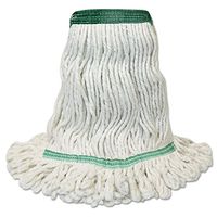 O'Dell Mop Head, Premium Standard Head, Cotton/Rayon Fiber, Medium, White, New