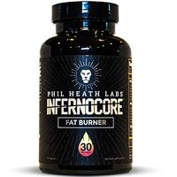 Phil Heath Labs Infernocore Thermogenic Fat Burner Supplement | Promotes Weight Loss with L-Carnitine & Green Tea Leaf | 150mg Caffeine to Boost Energy & Metabolism | 90 Diet Pills