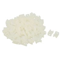 100 Pcs Cable Tie Mount Base Fixing Saddle for 5mm Width Wire