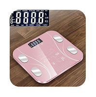 Hot 13 Body Index Electronic Smart Weighing Scales Bathroom Body Fat bmi Scale Digital Human Weight Mi Scales Floor LCD Display,Pink