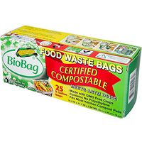 BioBag: Food Waste Certified Compostable, 3 Gallon, 25 ct (2 pack)