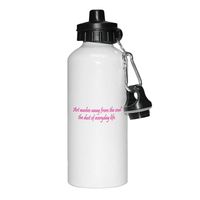 Hot Pink Art Washes The Dust of Everyday Style 14 Aluminun White Water Bottle