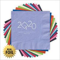 2020 Grad Cap Foil Napkins - Set of 200-4227_HOL