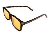 DefenderShield Blue Light Blocking Glasses for Computer, Mobile, Gaming, Sleep - Anti Eyestrain, Headache - Reader Series - Tortoise - Amber Lens (50% Blue Light Blockage)