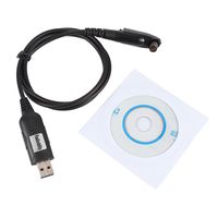 Radioddity RD-202 Programming Cable for Radioddity GD-55 GD-55 Plus GPS Waterproof DMR Digital Two-Way Radio Walkie Talkie Transceiver, Black