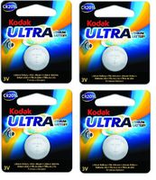 Kodak Ultra CR2016 3V Lithium Button Battery Exp 2023FOUR Pack