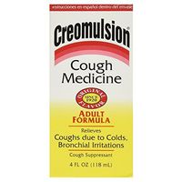 Creomulsion Adult Cough Medicine, 4 Ounce by Creomulsion