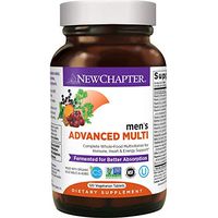 New Chapter Men's Multivitamin + Immune Support, Men’s Advanced Multi (Formerly Every Man), Fermented with Whole-Foods & Probiotics + Selenium + B Vitamins + Vitamin D3 - 120 ct (Packaging May Vary)