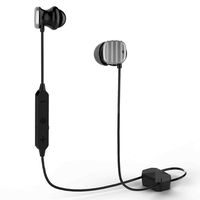 COWIN HE8D(Upgraded) Active Noise Cancelling Headphones, Wireless Bluetooth Earbuds with Customized Travel Case, Built in Microphone, Volume Control, Enhanced Bass Ear Buds- Silver