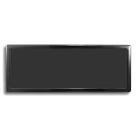 DEMCiflex Computer Dust Filter, 3 x 120mm ID Rectangle, Black Frame/Black Mesh