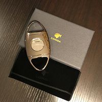 Chrome Steel Serrated Double Blade Cigar Cutter Latest Design