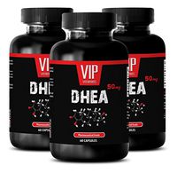 Heart Support - DHEA 50 mg - Heart Support Supplement - 3 Bottles 180 Capsules