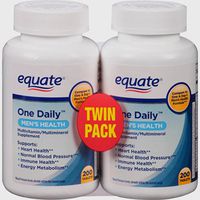 Equate One Daily Mens Health Multivitamin Multimineral 200 count (pack of 2)