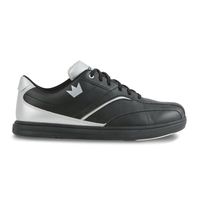 Brunswick Vapor Mens Bowling Shoe Black/Silver, 7.5