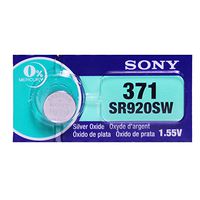 Pack of 100 Sony Batteries SR920SW - 371 Silver Oxide Watch Battery - On Tear Strip - Bulk Pack