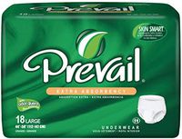 Prevail Protective Underwear - Regular and Super Absorbency Part No. PV513 First Quality