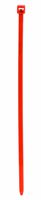 Aviditi Nylon Cable Tie, 8" L x 0.14" W, Fluorescent Red, Case of 1000 (CT444K)
