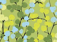 Floral Wrap - Berry Branches 24"x100' Gift Wrap Cutter Box (1 Box) - Wraps -M6314CB